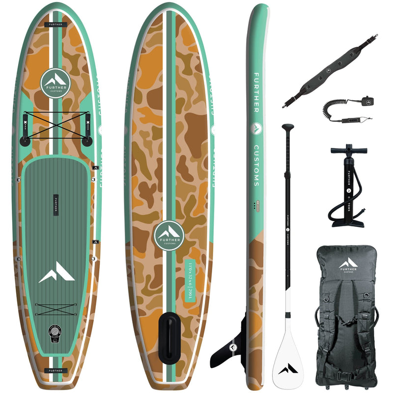 Further Customs 11'0 Tamarack Sage Inflatable Paddleboard