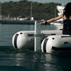 Remigo Electric Outboard on dinghy