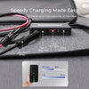 power output from folding 200w solar panel for torqeedo travel