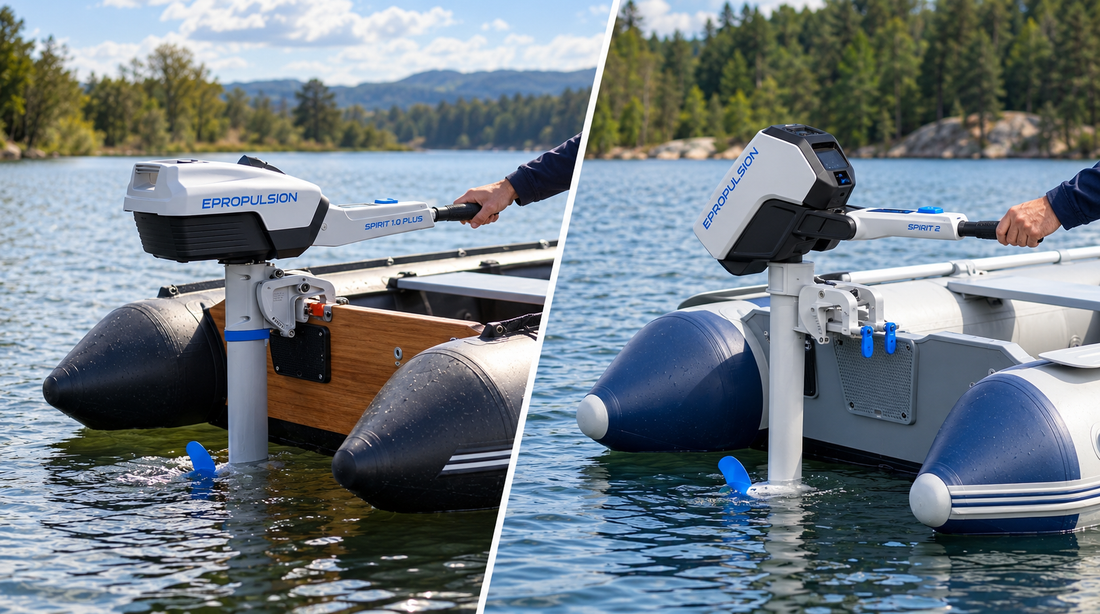 ePropulsion Spirit 2 vs Spirit 1.0 Plus