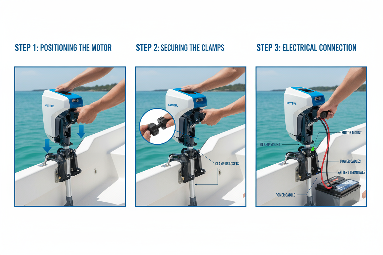 Motor Install Step-by-Step Guide to Installing an Electric Outboard Motor – EMO Electric