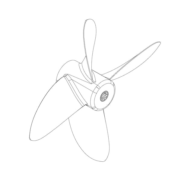 Momentum M10 Standard Propeller for Electric Outboard, 17kt Speed Balance