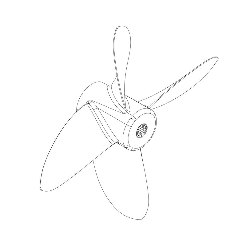 Momentum M10 Standard Propeller for Electric Outboard, 17kt Speed Balance