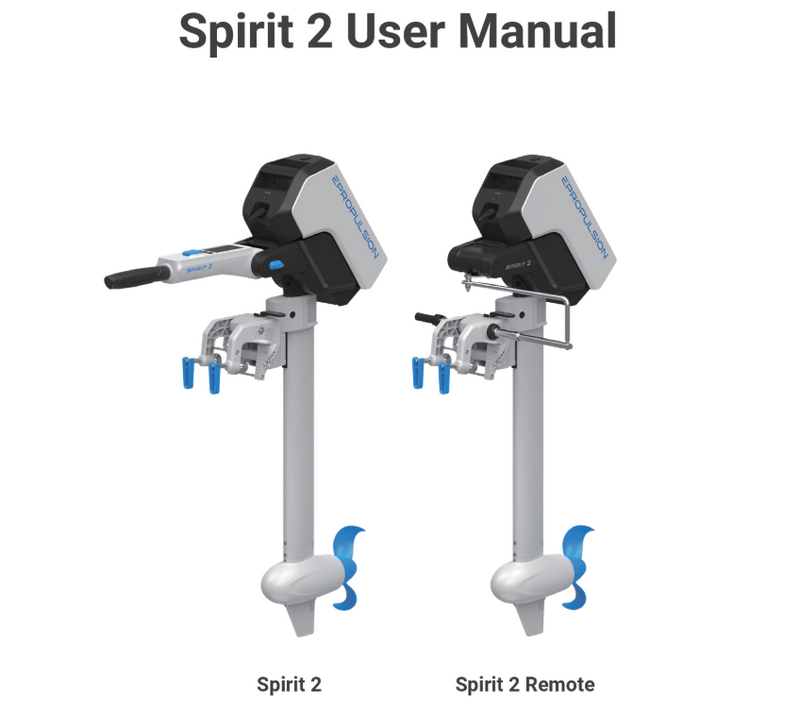 ePropulsion Spirit 2 User Manual