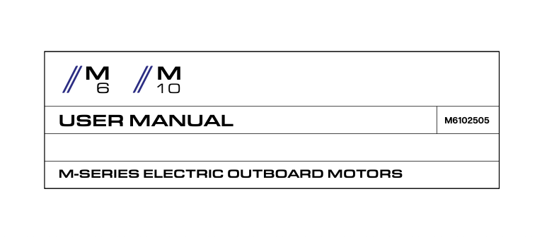 Momentum M6 / M10 User Manual