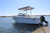 Electric Motor Boat with Solar Panels